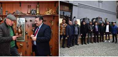 AHMET METİN GENÇ’TEN BAKIRCILAR ESNAFINA ZİYARET