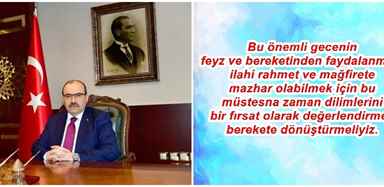 TRABZON VALİSİ İSMAİL USTAOĞLU’NUN KANDİL MESAJI