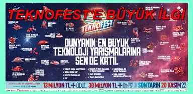TEKNOFEST’E BÜYÜK İLGİ