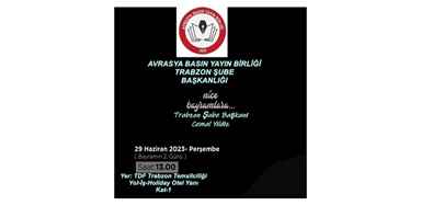 AVRASYA BASIN YAYIN BİRLİĞİNDEN BAYRAMLAŞMA