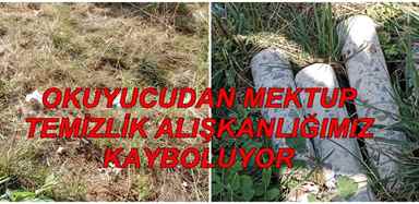 TEMİZLİK ALIŞKANLIĞIMIZI KAYBEDİYORUZ.