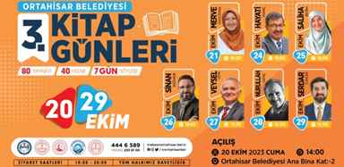 TRABZON’DA KİTAP GÜNLERİ CUMA GÜNÜ BAŞLIYOR