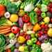 Assortment of  fresh fruits and vegetables