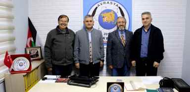 İL SİVİL TOPLUM MÜDÜRLÜĞÜNDEN AVRASYA BASIN YAYIN BİRLİĞİ DERNEĞİNE ZİYARET
