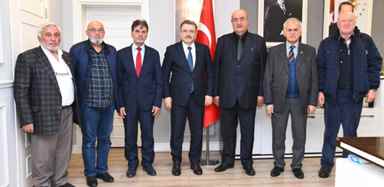 ORTAHİSAR GAZETECİLER CEMİYETİNDEN ZİYARET