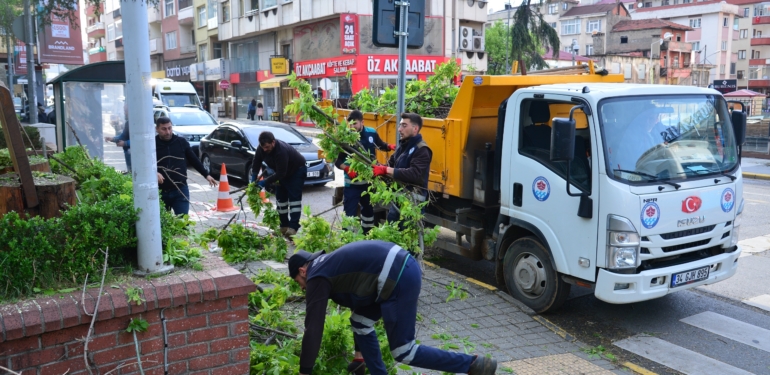 SON DAKİKA HABERİ -BÜYÜKŞEHİR BELEDİYESİ’NDEN FIRTINA TEYAKKUZU